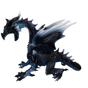 Pan Asian Creations Ltd. Wind Dragon Blue 19 in LED Eyes Blue Plastic Decorative